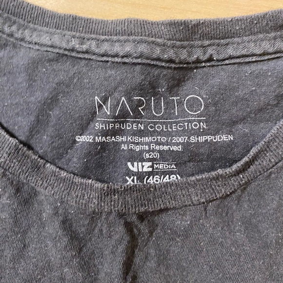 Black Short Sleeve Naruto Tee XL (46/48) (MM) - Picture 7 of 11